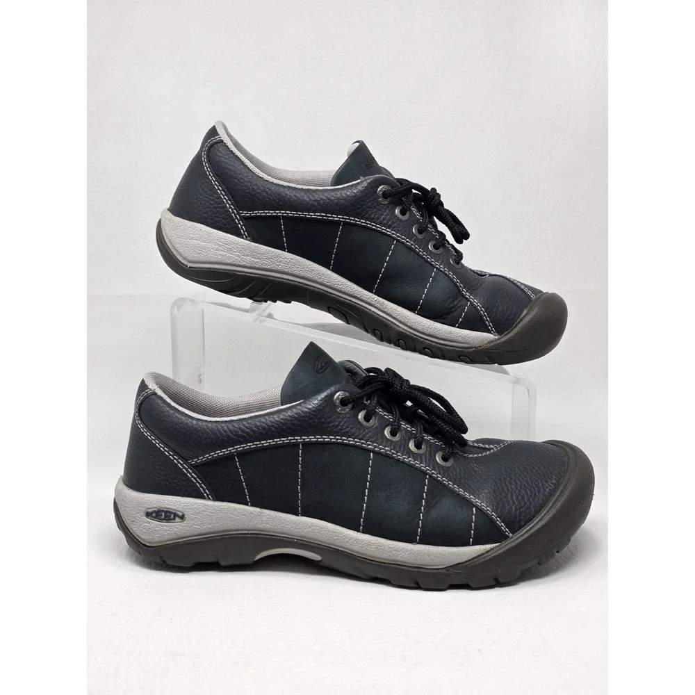 KEEN Targhee II Low Womens Waterproof Hiking Shoes Grey Teal 1017120 Size 8 W